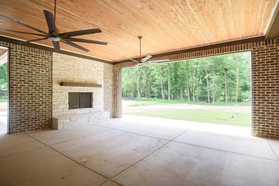 Eastern Red Cedar lined ceilings in a multi-functional garage and entertaining space