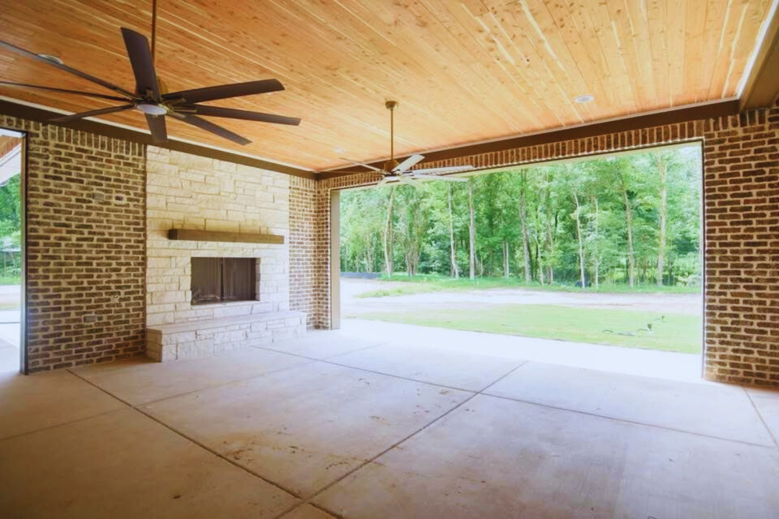 The Griffin’s Eastern Red Cedar Porch Ceiling